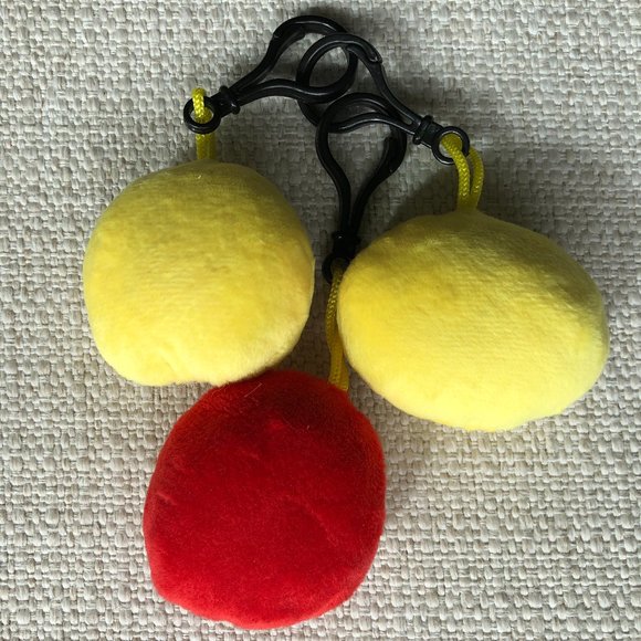 Mini Plush Emoji Key Chain Ornament Bundle of 3 - Picture 4 of 5